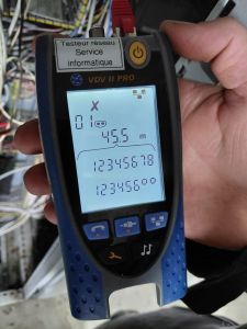 Test du câble après dépannage