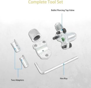 Robinet perçant, vue éclatée